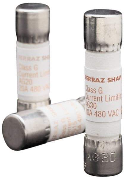 Ferraz Shawmut - 600 VAC, 8 Amp, Time Delay General Purpose Fuse - Clip Mount, 1-5/16" OAL, 100 at AC kA Rating, 13/32" Diam - Makers Industrial Supply