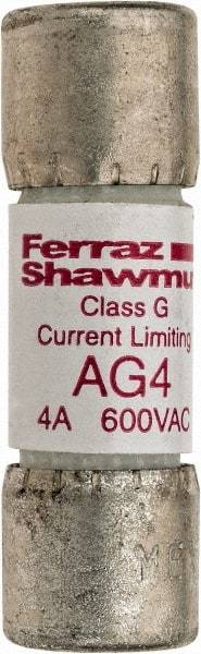 Ferraz Shawmut - 600 VAC, 4 Amp, Time Delay General Purpose Fuse - Clip Mount, 1-5/16" OAL, 100 at AC kA Rating, 13/32" Diam - Makers Industrial Supply