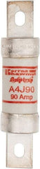 Ferraz Shawmut - 300 VDC, 600 VAC, 90 Amp, Fast-Acting General Purpose Fuse - Clip Mount, 4-5/8" OAL, 100 at DC, 200 at AC kA Rating, 1-1/8" Diam - Makers Industrial Supply