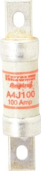 Ferraz Shawmut - 300 VDC, 600 VAC, 100 Amp, Fast-Acting General Purpose Fuse - Clip Mount, 4-5/8" OAL, 100 at DC, 200 at AC kA Rating, 1-1/8" Diam - Makers Industrial Supply