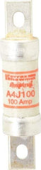 Ferraz Shawmut - 300 VDC, 600 VAC, 100 Amp, Fast-Acting General Purpose Fuse - Clip Mount, 4-5/8" OAL, 100 at DC, 200 at AC kA Rating, 1-1/8" Diam - Makers Industrial Supply