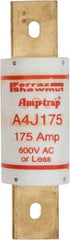 Ferraz Shawmut - 300 VDC, 600 VAC, 175 Amp, Fast-Acting General Purpose Fuse - Clip Mount, 5-3/4" OAL, 100 at DC, 200 at AC kA Rating, 1-5/8" Diam - Makers Industrial Supply