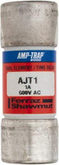 Ferraz Shawmut - 500 VDC, 600 VAC, 1 Amp, Time Delay General Purpose Fuse - Clip Mount, 2-1/4" OAL, 100 at DC, 200 at AC, 300 (Self-Certified) kA Rating, 13/16" Diam - Makers Industrial Supply