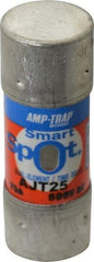 Ferraz Shawmut - 500 VDC, 600 VAC, 25 Amp, Time Delay General Purpose Fuse - Clip Mount, 2-1/4" OAL, 100 at DC, 200 at AC, 300 (Self-Certified) kA Rating, 13/16" Diam - Makers Industrial Supply