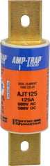 Ferraz Shawmut - 500 VDC, 600 VAC, 125 Amp, Time Delay General Purpose Fuse - Clip Mount, 5-3/4" OAL, 100 at DC, 200 at AC, 300 (Self-Certified) kA Rating, 1-5/8" Diam - Makers Industrial Supply