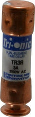 Ferraz Shawmut - 160 VDC, 250 VAC, 3 Amp, Time Delay General Purpose Fuse - Clip Mount, 50.8mm OAL, 20 at DC, 200 at AC kA Rating, 9/16" Diam - Makers Industrial Supply