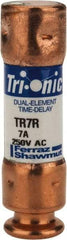 Ferraz Shawmut - 160 VDC, 250 VAC, 7 Amp, Time Delay General Purpose Fuse - Clip Mount, 50.8mm OAL, 20 at DC, 200 at AC kA Rating, 9/16" Diam - Makers Industrial Supply