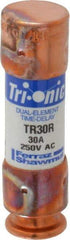 Ferraz Shawmut - 160 VDC, 250 VAC, 30 Amp, Time Delay General Purpose Fuse - Clip Mount, 50.8mm OAL, 20 at DC, 200 at AC kA Rating, 9/16" Diam - Makers Industrial Supply