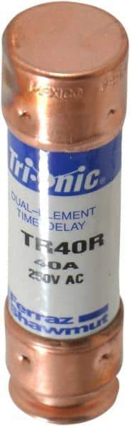 Ferraz Shawmut - 250 VAC/VDC, 40 Amp, Time Delay General Purpose Fuse - Clip Mount, 76.2mm OAL, 20 at DC, 200 at AC kA Rating, 13/16" Diam - Makers Industrial Supply