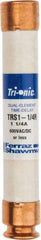 Ferraz Shawmut - 600 VAC/VDC, 1.25 Amp, Time Delay General Purpose Fuse - Clip Mount, 127mm OAL, 20 at DC, 200 at AC kA Rating, 13/16" Diam - Makers Industrial Supply