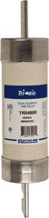 Ferraz Shawmut - 600 VAC/VDC, 400 Amp, Time Delay General Purpose Fuse - Clip Mount, 11-5/8" OAL, 100 at DC, 200 at AC kA Rating, 2-9/16" Diam - Makers Industrial Supply