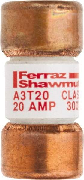 Ferraz Shawmut - 160 VDC, 300 VAC, 20 Amp, Fast-Acting General Purpose Fuse - Clip Mount, 7/8" OAL, 200 at AC, 50 at DC kA Rating, 13/32" Diam - Makers Industrial Supply