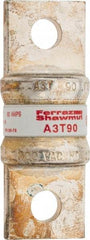 Ferraz Shawmut - 160 VDC, 300 VAC, 90 Amp, Fast-Acting General Purpose Fuse - Bolt-on Mount, 2-5/32" OAL, 200 at AC, 50 at DC kA Rating, 13/16" Diam - Makers Industrial Supply