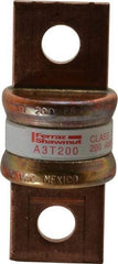 Ferraz Shawmut - 160 VDC, 300 VAC, 200 Amp, Fast-Acting General Purpose Fuse - Bolt-on Mount, 2-7/16" OAL, 200 at AC, 50 at DC kA Rating, 1-1/16" Diam - Makers Industrial Supply