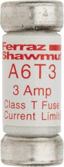 Ferraz Shawmut - 300 VDC, 600 VAC, 3 Amp, Fast-Acting General Purpose Fuse - Clip Mount, 1-1/2" OAL, 100 at DC, 200 at AC kA Rating, 9/16" Diam - Makers Industrial Supply