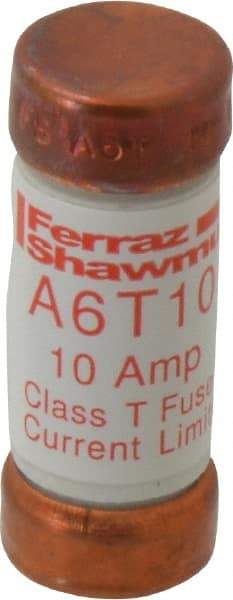 Ferraz Shawmut - 300 VDC, 600 VAC, 10 Amp, Fast-Acting General Purpose Fuse - Clip Mount, 1-1/2" OAL, 100 at DC, 200 at AC kA Rating, 9/16" Diam - Makers Industrial Supply