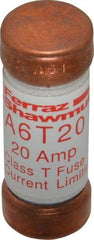 Ferraz Shawmut - 300 VDC, 600 VAC, 20 Amp, Fast-Acting General Purpose Fuse - Clip Mount, 1-1/2" OAL, 100 at DC, 200 at AC kA Rating, 9/16" Diam - Makers Industrial Supply