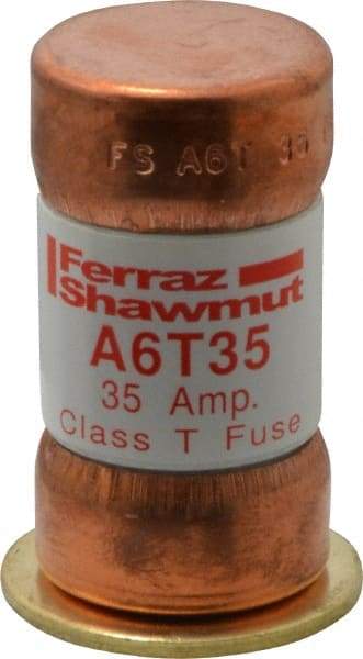 Ferraz Shawmut - 300 VDC, 600 VAC, 35 Amp, Fast-Acting General Purpose Fuse - Clip Mount, 1-9/16" OAL, 100 at DC, 200 at AC kA Rating, 13/16" Diam - Makers Industrial Supply