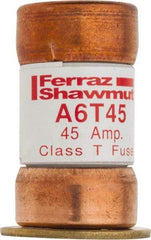 Ferraz Shawmut - 300 VDC, 600 VAC, 45 Amp, Fast-Acting General Purpose Fuse - Clip Mount, 1-9/16" OAL, 100 at DC, 200 at AC kA Rating, 13/16" Diam - Makers Industrial Supply