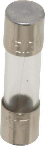 Ferraz Shawmut - 250 VAC, 0.3 Amp, Fast-Acting Miniature Glass Fuse - Clip Mount, 20mm OAL, 5mm Diam - Makers Industrial Supply