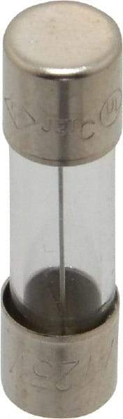 Ferraz Shawmut - 125 VAC, 6 Amp, Fast-Acting Miniature Glass Fuse - Clip Mount, 1" OAL, 10 at AC kA Rating, 1/4" Diam - Makers Industrial Supply