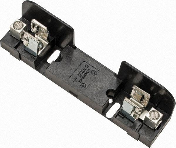 Ferraz Shawmut - 1, 2, 3 Pole, 14 to 2 AWG, 250/600 VAC/VDC, 30 Amp, Screw Mount Fuse Block - 5/16 Inch Diameter x 7 Inch Long x 1.46 Inch Wide x 2 Inch High Block - Makers Industrial Supply