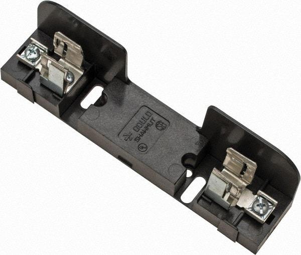 Ferraz Shawmut - 1, 2, 3 Pole, 10 to 14 AWG, 250/600 VAC/VDC, 30 Amp, Screw Mount Fuse Block - 5/16 Inch Diameter x 7 Inch Long x 1.46 Inch Wide x 2 Inch High Block - Makers Industrial Supply