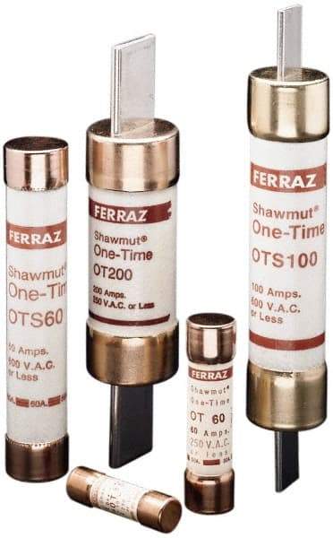 Ferraz Shawmut - 300 VDC, 600 VAC, 400 Amp, Fast-Acting General Purpose Fuse - Clip Mount, 11-5/8" OAL, 20 at DC, 50 at AC kA Rating, 2-9/16" Diam - Makers Industrial Supply