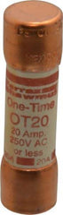 Ferraz Shawmut - 250 VAC/VDC, 20 Amp, Fast-Acting General Purpose Fuse - Clip Mount, 50.8mm OAL, 20 at DC, 50 at AC kA Rating, 9/16" Diam - Makers Industrial Supply