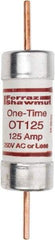 Ferraz Shawmut - 250 VAC/VDC, 125 Amp, Fast-Acting General Purpose Fuse - Clip Mount, 7-1/8" OAL, 20 at DC, 50 at AC kA Rating, 1-9/16" Diam - Makers Industrial Supply