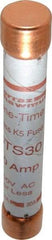 Ferraz Shawmut - 300 VDC, 600 VAC, 30 Amp, Fast-Acting General Purpose Fuse - Clip Mount, 127mm OAL, 20 at DC, 50 at AC kA Rating, 13/16" Diam - Makers Industrial Supply