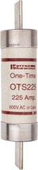 Ferraz Shawmut - 300 VDC, 600 VAC, 225 Amp, Fast-Acting General Purpose Fuse - Clip Mount, 11-5/8" OAL, 20 at DC, 50 at AC kA Rating, 2-9/16" Diam - Makers Industrial Supply