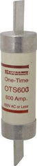 Ferraz Shawmut - 300 VDC, 600 VAC, 600 Amp, Fast-Acting General Purpose Fuse - Clip Mount, 13-3/8" OAL, 20 at DC, 50 at AC kA Rating, 3-1/8" Diam - Makers Industrial Supply