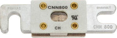 Ferraz Shawmut - 800 Amp Visible Link Flat Forklift & Truck Fuse - 125VAC, 48VDC, 3.18" Long x 0.75" Wide, Littelfuse CNN800, Bussman ANN800, Ferraz Shawmut CNN800 - Makers Industrial Supply