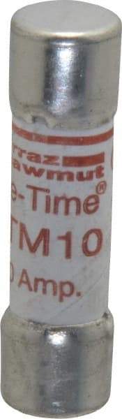 Ferraz Shawmut - 250 VAC, 10 Amp, Fast-Acting General Purpose Fuse - Clip Mount, 1-1/2" OAL, 10 at AC kA Rating, 13/32" Diam - Makers Industrial Supply