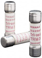 Ferraz Shawmut - 250 VAC, 0.3 Amp, Time Delay General Purpose Fuse - Clip Mount, 1-1/2" OAL, 10 at AC kA Rating, 13/32" Diam - Makers Industrial Supply