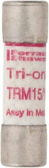 Ferraz Shawmut - 250 VAC, 0.15 Amp, Time Delay General Purpose Fuse - Clip Mount, 1-1/2" OAL, 10 at AC kA Rating, 13/32" Diam - Makers Industrial Supply