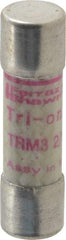 Ferraz Shawmut - 250 VAC, 3.2 Amp, Time Delay General Purpose Fuse - Clip Mount, 1-1/2" OAL, 10 at AC kA Rating, 13/32" Diam - Makers Industrial Supply