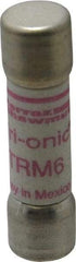 Ferraz Shawmut - 250 VAC, 6 Amp, Time Delay General Purpose Fuse - Clip Mount, 1-1/2" OAL, 10 at AC kA Rating, 13/32" Diam - Makers Industrial Supply