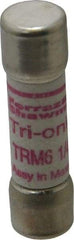 Ferraz Shawmut - 250 VAC, 6.25 Amp, Time Delay General Purpose Fuse - Clip Mount, 1-1/2" OAL, 10 at AC kA Rating, 13/32" Diam - Makers Industrial Supply