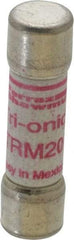 Ferraz Shawmut - 250 VAC, 20 Amp, Time Delay General Purpose Fuse - Clip Mount, 1-1/2" OAL, 10 at AC kA Rating, 13/32" Diam - Makers Industrial Supply