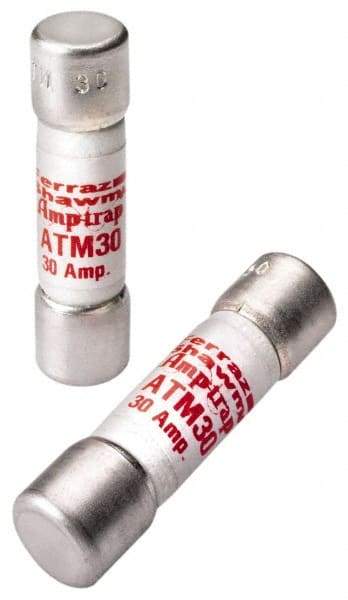 Ferraz Shawmut - 600 VAC/VDC, 0.13 Amp, Fast-Acting General Purpose Fuse - Clip Mount, 1-1/2" OAL, 100 at AC/DC kA Rating, 13/32" Diam - Makers Industrial Supply