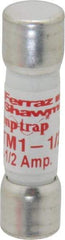 Ferraz Shawmut - 600 VAC/VDC, 1.5 Amp, Fast-Acting General Purpose Fuse - Clip Mount, 1-1/2" OAL, 100 at AC/DC kA Rating, 13/32" Diam - Makers Industrial Supply