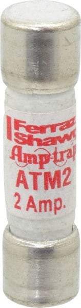 Ferraz Shawmut - 600 VAC/VDC, 2 Amp, Fast-Acting General Purpose Fuse - Clip Mount, 1-1/2" OAL, 100 at AC/DC kA Rating, 13/32" Diam - Makers Industrial Supply