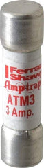 Ferraz Shawmut - 600 VAC/VDC, 3 Amp, Fast-Acting General Purpose Fuse - Clip Mount, 1-1/2" OAL, 100 at AC/DC kA Rating, 13/32" Diam - Makers Industrial Supply