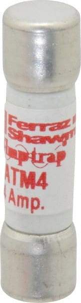 Ferraz Shawmut - 600 VAC/VDC, 4 Amp, Fast-Acting Midget Fuse - Clip Mount, 1-1/2" OAL, 100 at AC/DC kA Rating, 13/32" Diam - Makers Industrial Supply