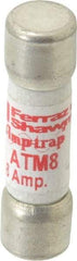 Ferraz Shawmut - 600 VAC/VDC, 8 Amp, Fast-Acting General Purpose Fuse - Clip Mount, 1-1/2" OAL, 100 at AC/DC kA Rating, 13/32" Diam - Makers Industrial Supply