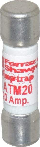 Ferraz Shawmut - 600 VAC/VDC, 20 Amp, Fast-Acting General Purpose Fuse - Clip Mount, 1-1/2" OAL, 100 at AC/DC kA Rating, 13/32" Diam - Makers Industrial Supply