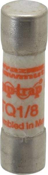 Ferraz Shawmut - 500 VAC, 0.13 Amp, Time Delay General Purpose Fuse - Clip Mount, 1-1/2" OAL, 10 at AC kA Rating, 13/32" Diam - Makers Industrial Supply