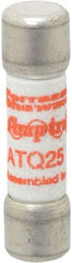 Ferraz Shawmut - 500 VAC, 25 Amp, Time Delay General Purpose Fuse - Clip Mount, 1-1/2" OAL, 10 at AC kA Rating, 13/32" Diam - Makers Industrial Supply